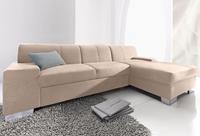 Domo Collection Ecksofa Star, wahlweise mit Bettfunktion