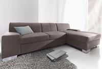 Domo Collection Ecksofa Star, wahlweise mit Bettfunktion