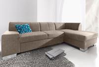Domo Collection Ecksofa Star, wahlweise mit Bettfunktion