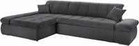 Domo Collection Ecksofa NMoric, XXL, mit Recamiere, wahlweise mit Bettfunktion