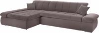Domo Collection Ecksofa NMoric, XXL, mit Recamiere, wahlweise mit Bettfunktion