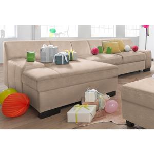 Domo Collection Ecksofa Norma, wahlweise mit Bettfunktion