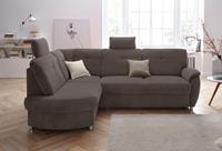 sit&more Hoekbank Sonoma L-vorm naar keuze met slaapfunctie en bedkist