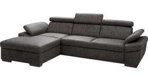 exxpo - sofa fashion Hoekbank inclusief verstelbare hoofdsteun en verstelbare armleuning, naar keuze met slaapfunctie