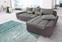sit&more Ecksofa "Bandos", in 2 unterschiedlichen Größen, wahlweise mit Bettfunktion