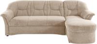 Domo Collection Ecksofa Sarafina, wahlweise mit Bettfunktion, optional mit Federkern
