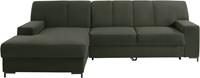 Domo Collection Ecksofa Ledas, mit extrabreiten Armteilen, wahlweise mit Bettfunktion