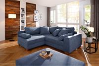Home affaire Ecksofa Helena Luxus, mit besonders hochwertiger Polsterung für bis zu 140 kg pro Sitzfläche, incl. 2 Nierenkissen und 3 Zierkissen