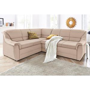 Domo Collection Ecksofa Lale, mit langem Schenkel, wahlweise mit Bettfunktion