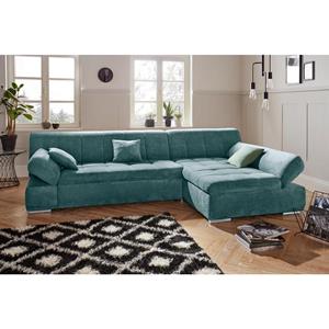 DOMO collection Hoekbank Mona optioneel met bedfunctie