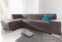Domo Collection Ecksofa Star, wahlweise mit Bettfunktion