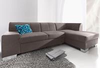 Domo Collection Ecksofa Star, wahlweise mit Bettfunktion