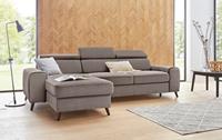 Exxpo - Sofa Fashion Ecksofa, inklusive Kopf- bzw. Rückenverstellung, wahlweise mit Bettfunktion und Bettkasten