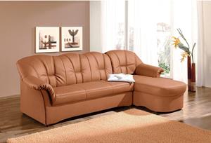 Domo Collection Ecksofa Papenburg, in großer Farbvielfalt, wahlweise mit Bettfunktion