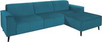Domo Collection Ecksofa Amora, mit Recamiere, inklusive komfortablem Federkern