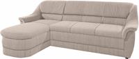Domo Collection Ecksofa Lale, mit Recamiere, wahlweise mit Bettfunktion