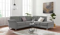 Sit&More Ecksofa Darwin, inklusive Federkern, wahlweise mit Kopfteilverstellung, Bettfunktion und Stauraum
