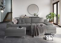 sit&more Hoekbank Latigo L-vorm met mega-récamier, naar keuze met slaapfunctie en bedkist