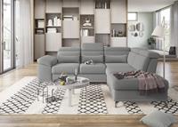 sit&more Hoekbank Cabrio L-vorm, met zitdiepteverstelling, arm- en hoofdsteunverstelling