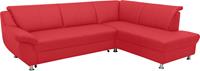 Domo Collection Ecksofa Pilar, mit Ottomane, wahlweise mit Bettfunktion