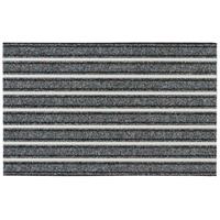 Pergamon Fußmatte Sauberlauf Alu Mat, Grau, 48x75 cm