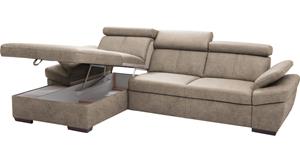 exxpo - sofa fashion Hoekbank inclusief verstelbare hoofdsteun en verstelbare armleuning, naar keuze met slaapfunctie