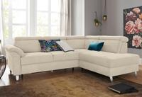 sit&more Hoekbank Arngast L-vorm met verstelbare hoofdsteun en binnenvering