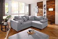 Home affaire Ecksofa Helena Luxus, mit besonders hochwertiger Polsterung für bis zu 140 kg pro Sitzfläche, incl. 2 Nierenkissen und 3 Zierkissen