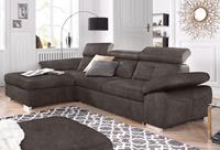 exxpo - sofa fashion Hoekbank Spring, super comfortabel en comfortabel met arm- en hoofdsteunfunctie
