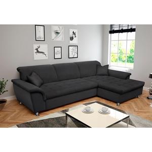 Domo Collection Ecksofa Franzi, wahlweise mit Bettfunktion, Bettkasten und Kopfteilverstellung, frei im Raum stellbar