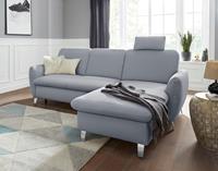 sit&more Hoekbank Daytona L-vorm met binnenvering, een hoofdsteun en naar keuze met slaapfunctie