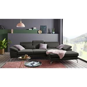 sit&more Hoekbank Scorpio L-vorm inclusief zitdiepteverstelling, naar keuze met verstelbaar hoofdeind