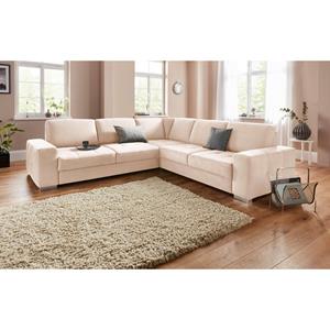 sit&more Hoekbank met binnenvering en zitdiepteverstelling, naar keuze met slaapfunctie en bedkist