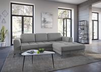 Sit&More Ecksofa Bendigo V, inklusive Sitztiefenverstellung, Bodenfreiheit 12 cm, wahlweise in 2 unterschiedlichen Fußfarben