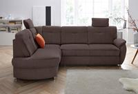 sit&more Hoekbank Sonoma L-vorm naar keuze met slaapfunctie en bedkist