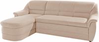 Domo Collection Ecksofa Lale, mit Recamiere, wahlweise mit Bettfunktion