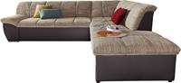 DOMO collection Hoekbank Splash optioneel met bedfunctie