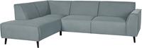 DOMO collection Hoekbank Amora met binnenvering