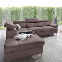 Exxpo - Sofa Fashion Ecksofa, mit Kopf- bzw. Rückenverstellung, wahlweise mit Bettfunktion und Bettkasten