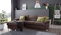 sit&more Ecksofa "Sorano", wahlweise mit Bettfunktion und Bettkasten