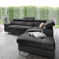 Exxpo - Sofa Fashion Ecksofa, mit Kopf- bzw. Rückenverstellung, wahlweise mit Bettfunktion und Bettkasten