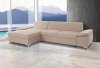 Domo Collection Ecksofa Santana, wahlweise mit Bettfunktion
