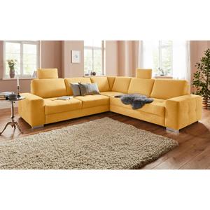 sit&more Hoekbank met binnenvering en zitdiepteverstelling, naar keuze met slaapfunctie en bedkist