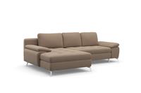 sit&more Hoekbank Latigo L-vorm met récamier, naar keuze met slaapfunctie en bedkist