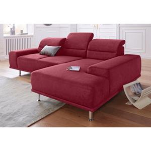 sit&more Hoekbank met récamier en binnenvering, inclusief verstelbare zitdiepte