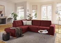 sit&more Ecksofa "Quincy", wahlweise mit Bettfunktion und Bettkasten
