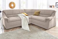 Domo Collection Ecksofa Lale, mit langem Schenkel, wahlweise mit Bettfunktion