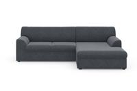 DOMO collection Hoekbank Topmatras met récamier, naar keuze met slaapfunctie