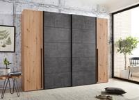 Forte Dreh-/Schwebetürenschrank Narago, mit zahlreichen Einlegeböden