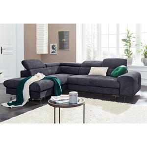 Cotta Ecksofa, mit Kopfteilverstellung, wahlweise mit Bettfunktion